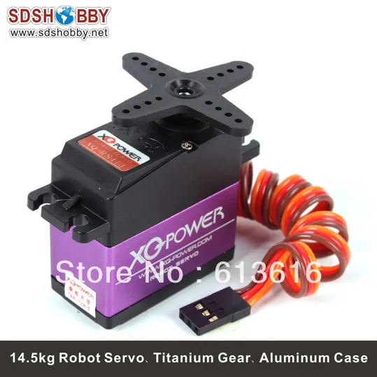XQ Power 14 5 кг/56 г Цифровой робот-серводвигатель фотомагнитный/Алюминиевый чехол |