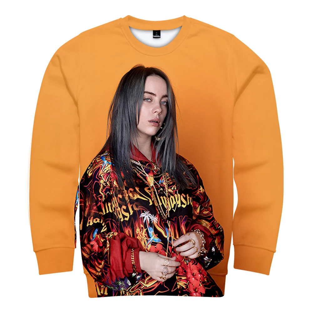 3D Billie Eilish мужские толстовки с капюшоном разных цветов и белого цвета для мужчин
