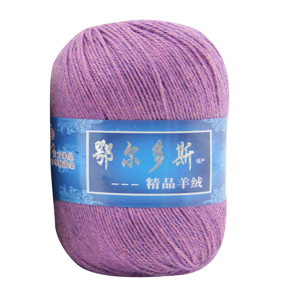 I 1pc Soft Cashmere Yarn Hand Mongolian Woolen DIY Weave Thread Cotton Yarn Fiber Yarn Hand Wool Crochet for DIY Sweater Scarf Hat - Цвет: I