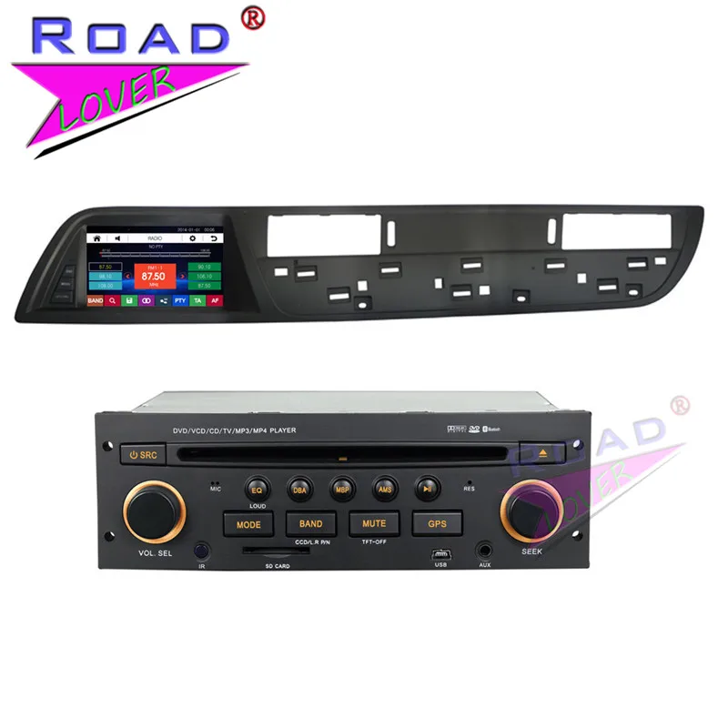 Автомобильный DVD плеер TOPNAVI Wince 6 0 два Din 7 дюймов Автомагнитола для Citroen C5 2013 стерео