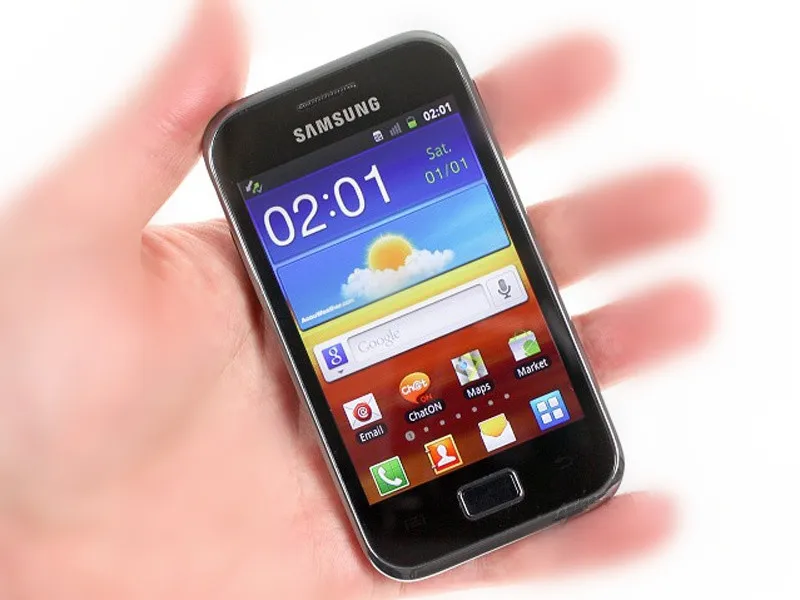 S7500 Оригинальный разблокированный Samsung Galaxy Ace Plus 5MP 512MB RAM + 2GB ROM 3 65 'ɺndroid OS GPS WIFI