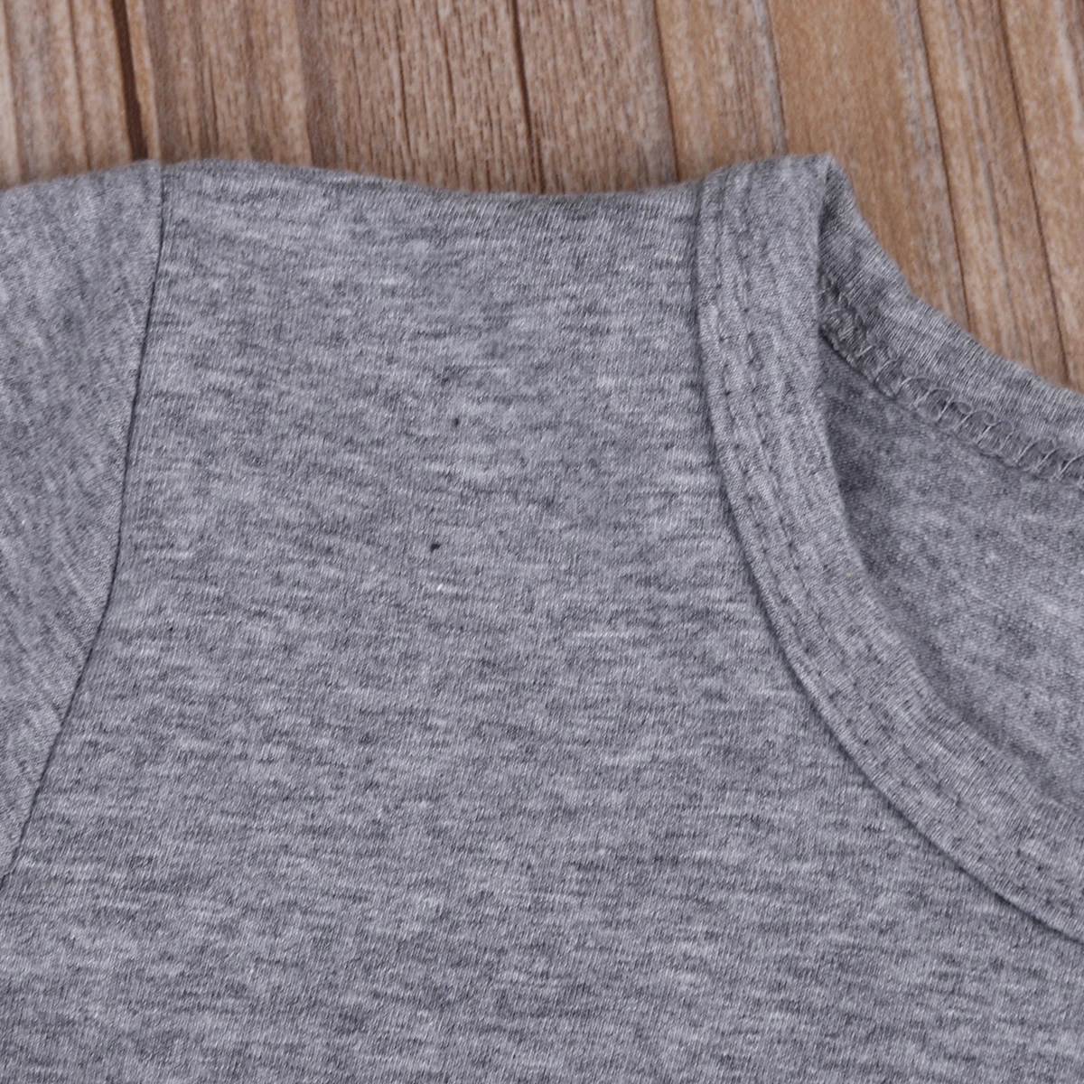 Футболка унисекс популярная хлопковая футболка с коротким рукавом детская серая