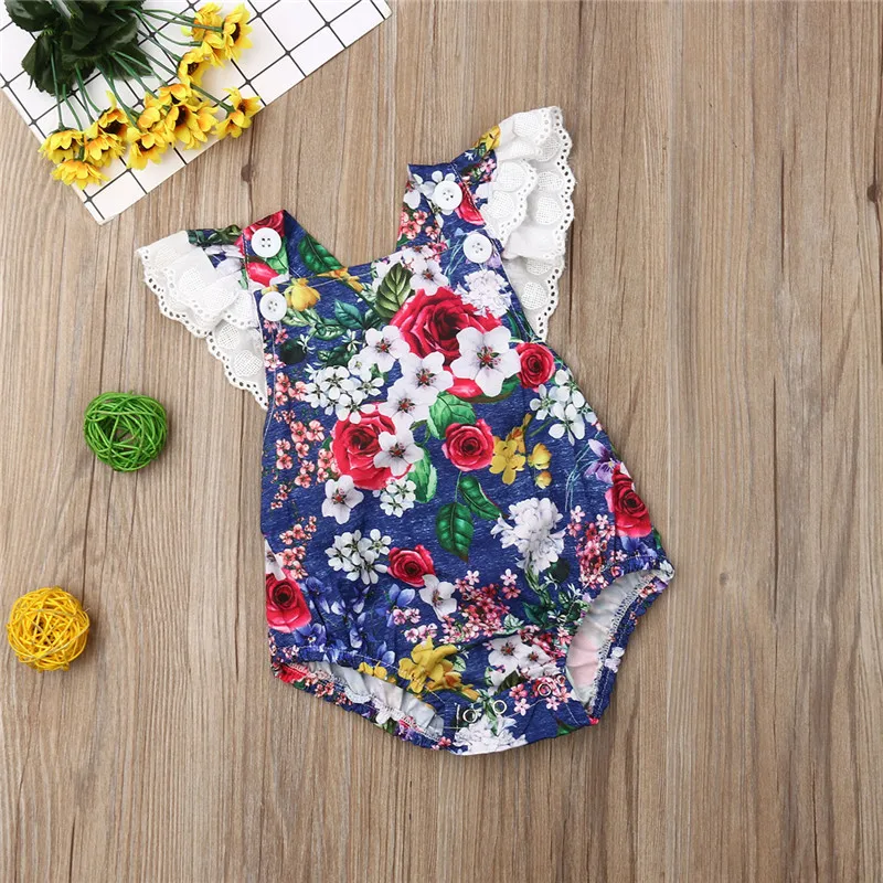 Комбинезон принцессы для маленьких девочек 2019 милые младенцы цветочный
