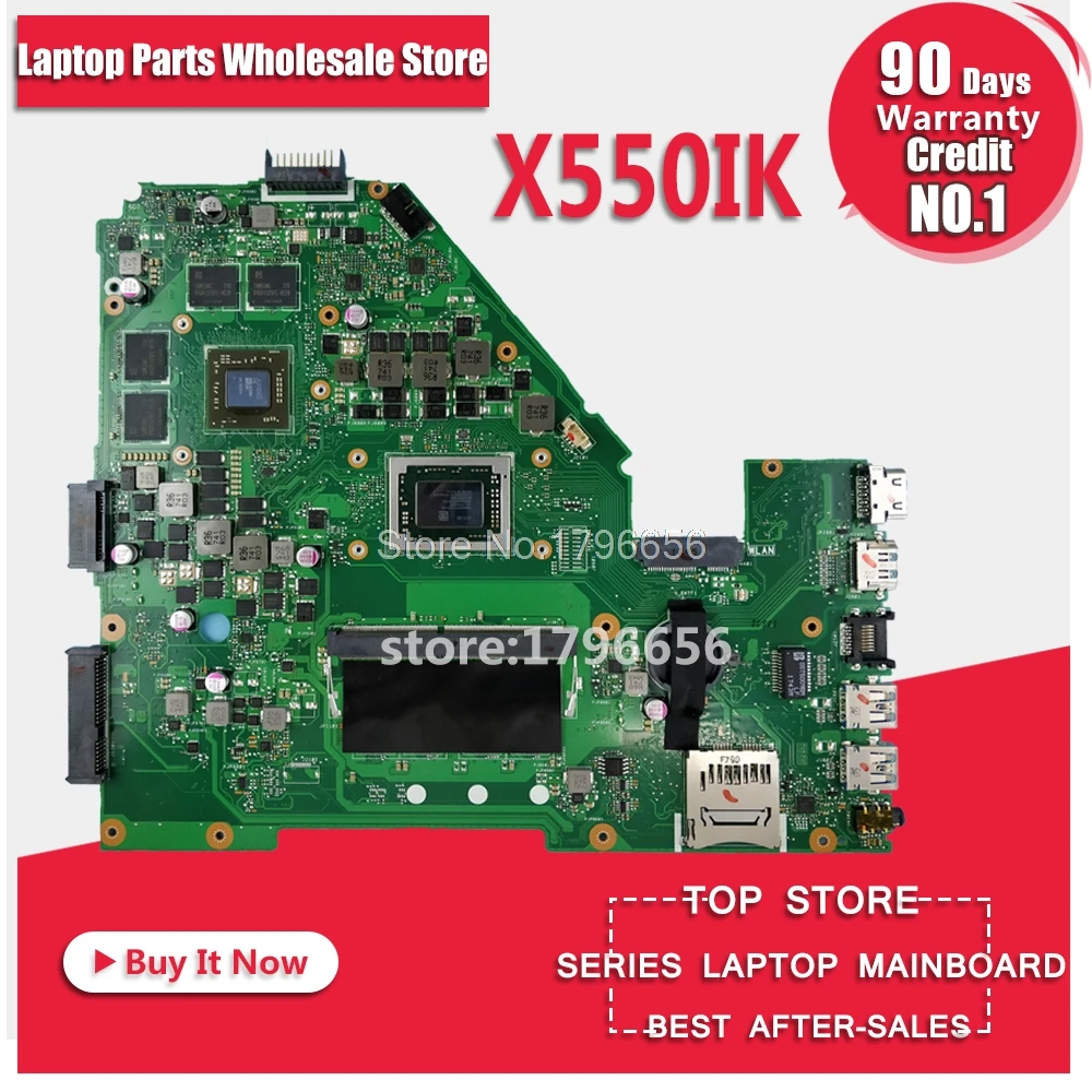 Материнская плата для For Asus X550I X550IK X550IU 2 Гб видеокарта + 4G RAM материнская