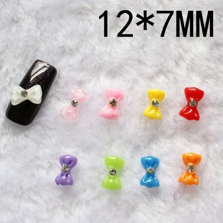 

200pcs 12x7mm Lovely butterfly & flower nail salons Manicure