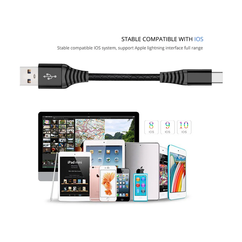 Proelio Тип C кабель для Samsung S8 Примечание 8 USB c Зарядное устройство Huawei MI5 mi6