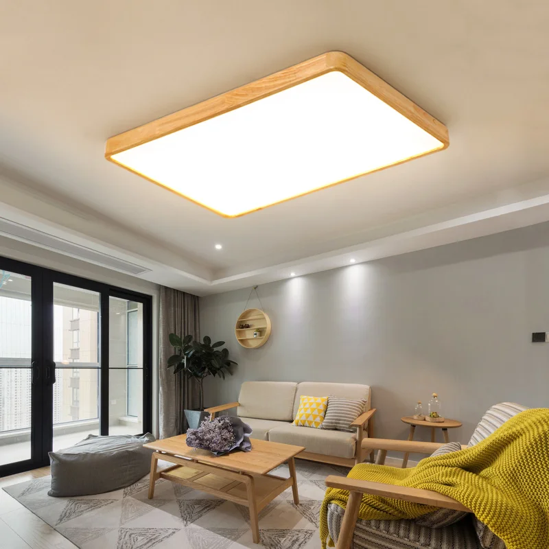 Скандинавский минималистичный квадратный металлический деревянный