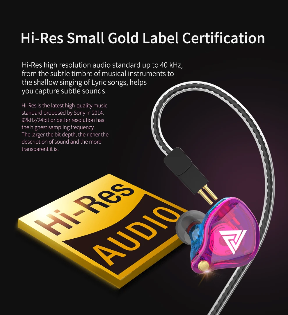 Новейший QKZ VK4 ZST тяжелый бас проводные наушники гарнитура HiFi наушники Железный Контроль Музыка Движение обмен Bluetooth кабель