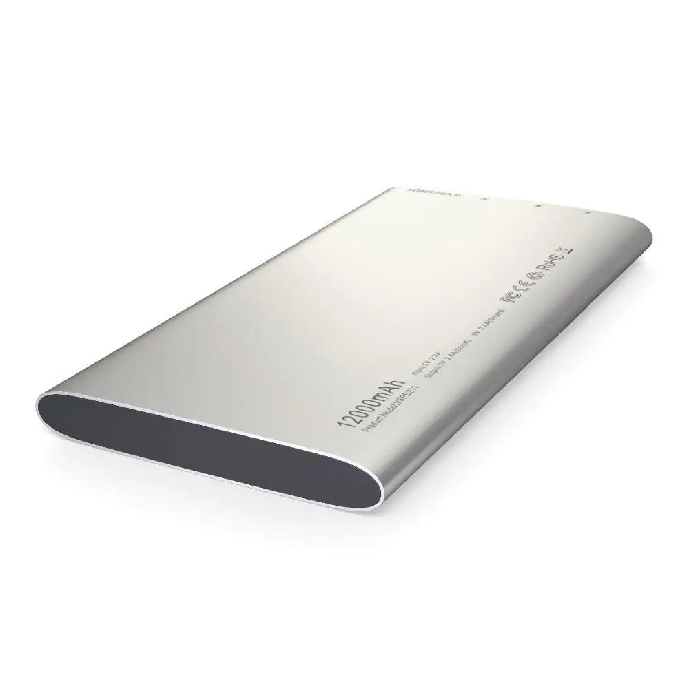 Vinsic Alien P11 ультра тонкий 12000 мАч power Bank 5 в 2.4A двойное внешнее зарядное usb-устройство для аккумулятора для i Phone X 8 8 Plus