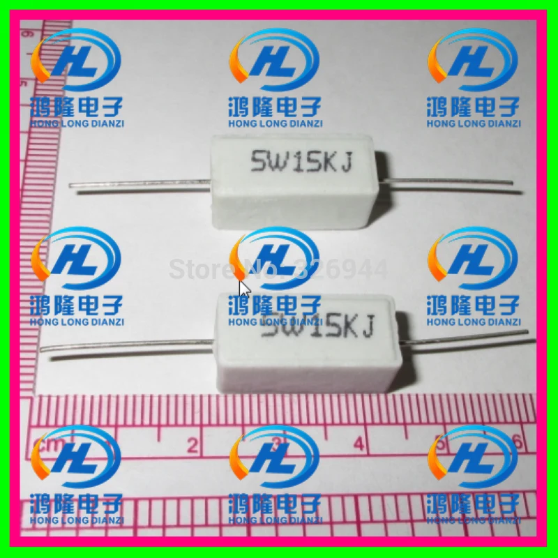 

(10pcs/lot) 5W 15K ohm +/-5% / 5W 15K ohm 5% / 5W 15KRJ /5W15KJ