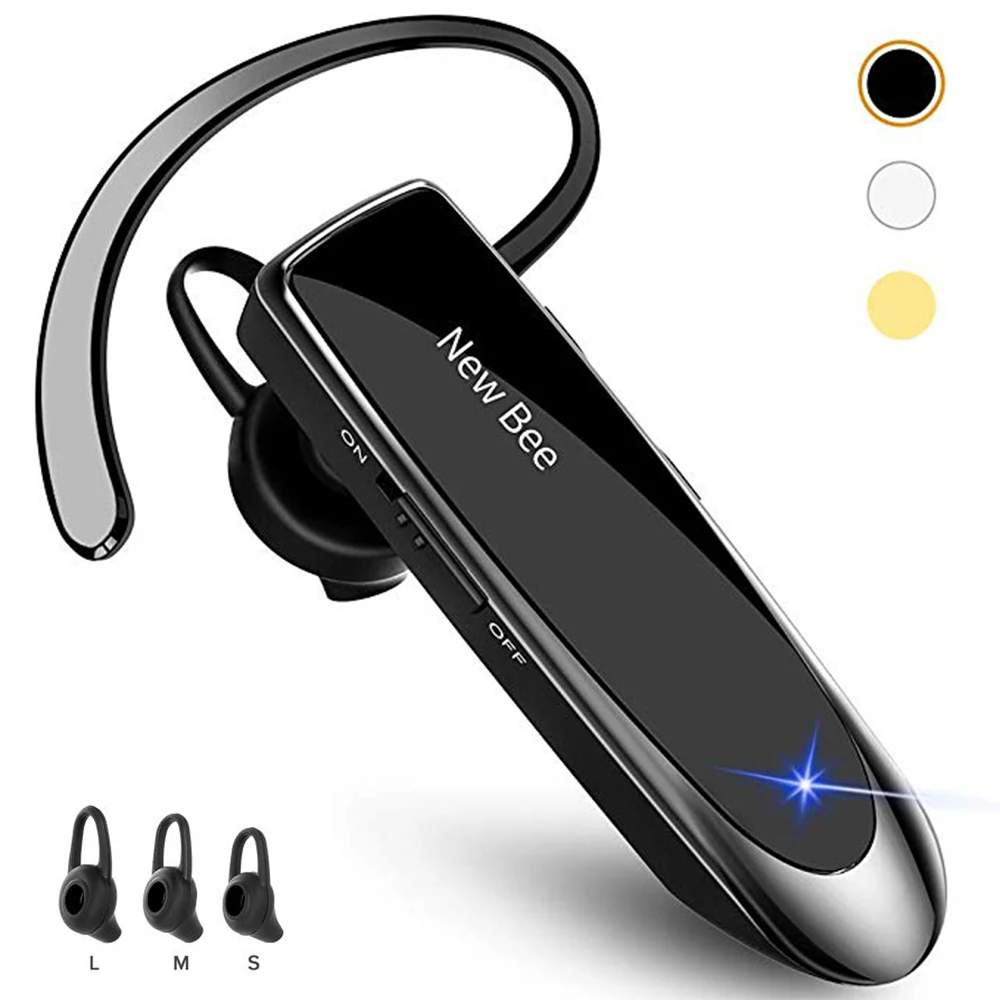 Bluetooth гарнитура наушники мини беспроводная 5 0 ушные крючки 3D стерео