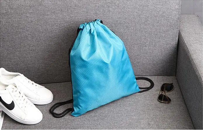 Защита от влаги защита от воды и прочный шнурок Сумка, mochila cuerda тела, летняя Футбольная сумка, музыка, фестиваль концерт рюкзак - Цвет: Light Blue