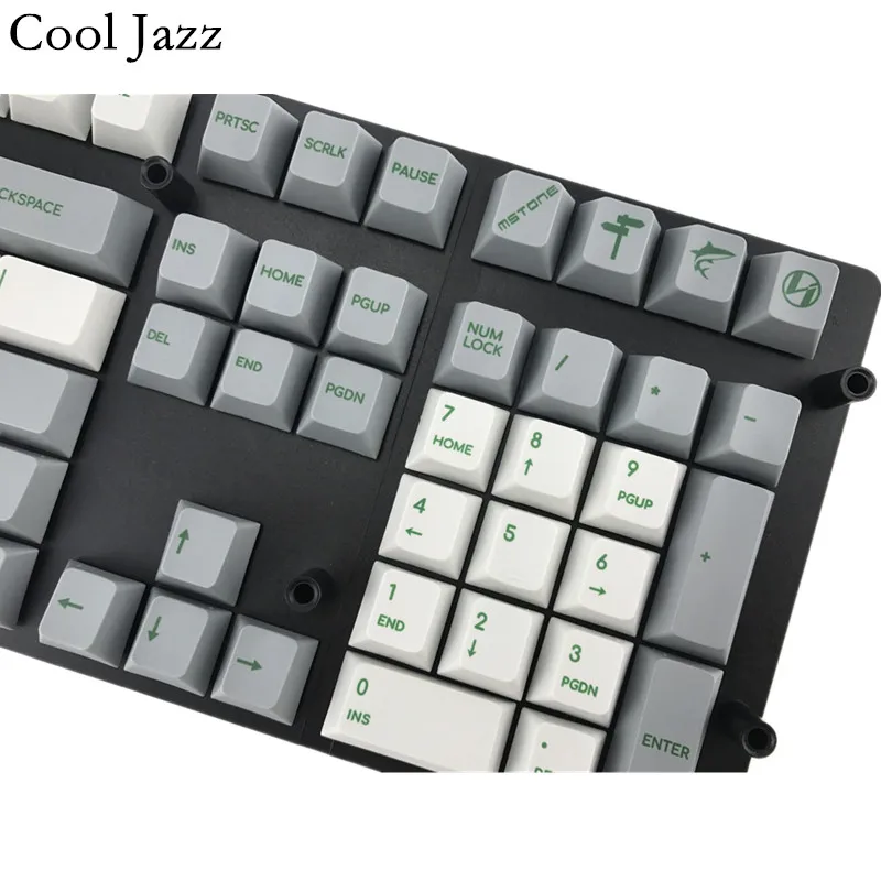Крутая механическая клавиатура pbt Cherry mx для Jazz колпачки ключей 151 краситель с