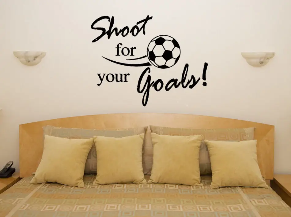 Снимайте для ваших целей футбол Детская Наклейка спальни настенная наклейка