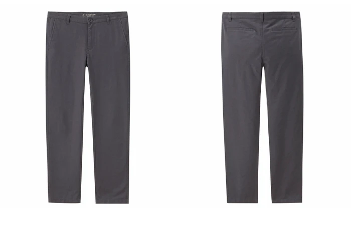 Giordano мужские хлопчатобумажные повседневные брюки на средней талии slim fit，данные брюки выполнены в двух цветах