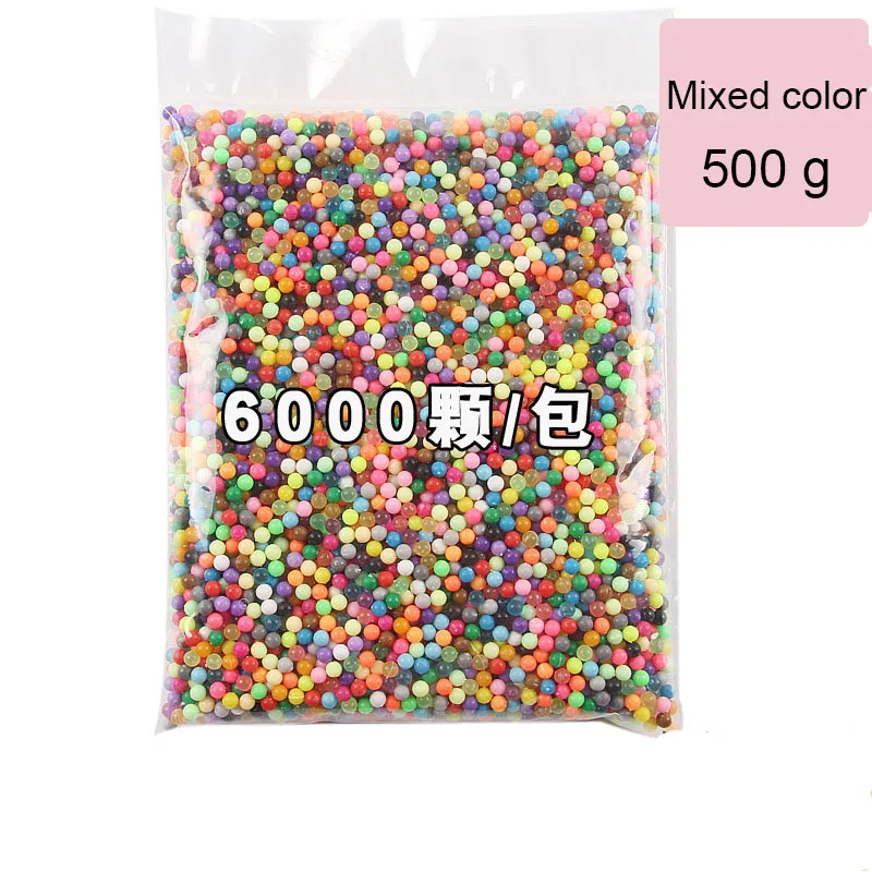 6000pcs(mixed) Новинка, 24 цвета, сделай сам, волшебные бусины с водяным распылителем, ручная работа, 3D головоломка, развивающие игрушки для детей, Набор для игры в мяч - Цвет: 6000pcs(mixed)