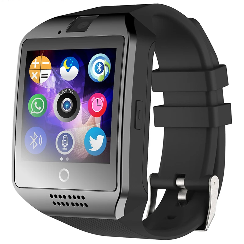 ITORMIS Bluetooth Смарт часы телефон Smartwatch Q18 с камерой сенсорный экран поддержка