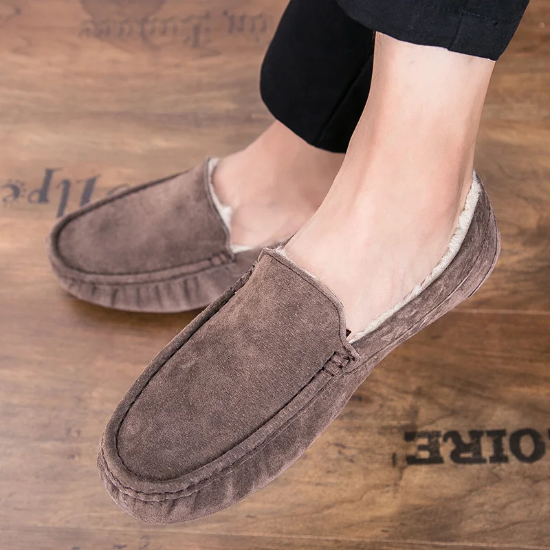 Мужская повседневная обувь замшевые мокасины Кожаная Zapatos Hombre Мокасины мужские