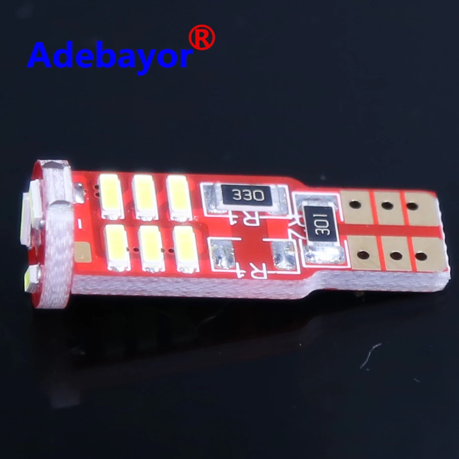 10 X Высокое качество 15 SMD T10 W5W LED 4014 автомобильный Боковой габаритный фонарь Canbus