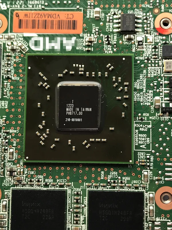 Оригинальный HD6770M HD6770 HD 6770M 216 0810001 VGA дисплей видеокарта 1 Гб для ноутбука HP EliteBook 8560