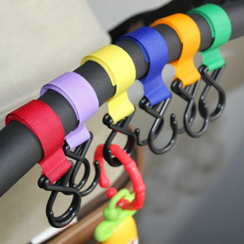 5pcs Baby Stroller Hook Clips Carriage Strap Hanger Accessories | Багаж и сумки