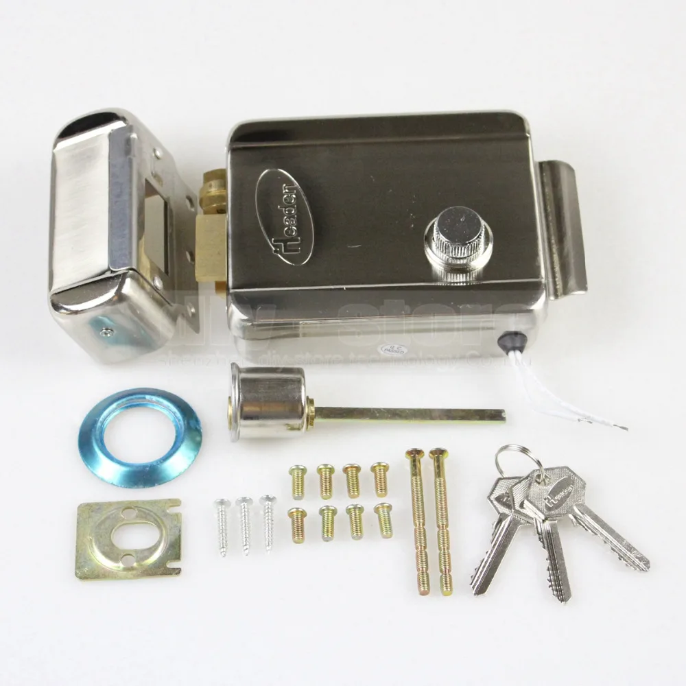 

DIYSECUR Electric Lock Security System for Veideo Door Phone Doorbell Intercom Access Control System
