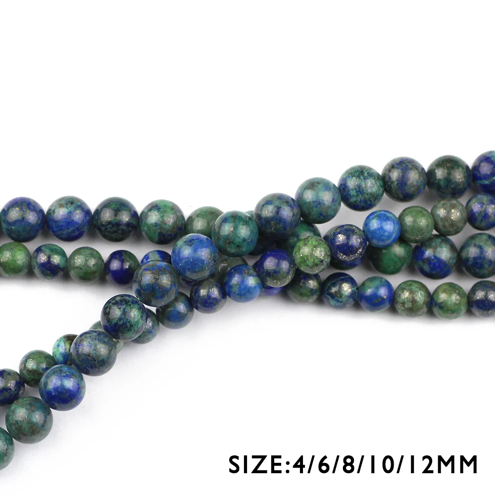 Круглые бусины WLYeeS Phoenix lapis lazuli из натурального камня 4 6 8 10 12 мм свободные