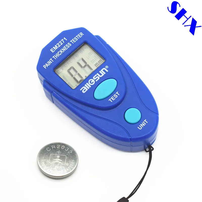 Цифровой ЖК дисплей прибор для измерения толщины покрытий Авто покраски