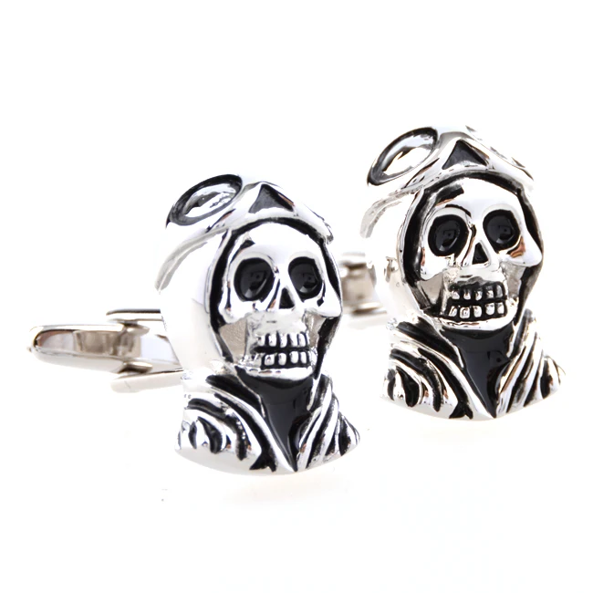 Beour Skull Cufflinks For Mens Fashion Novel Brand Cufflink Shirt Wedding Groom Gift | Украшения и аксессуары