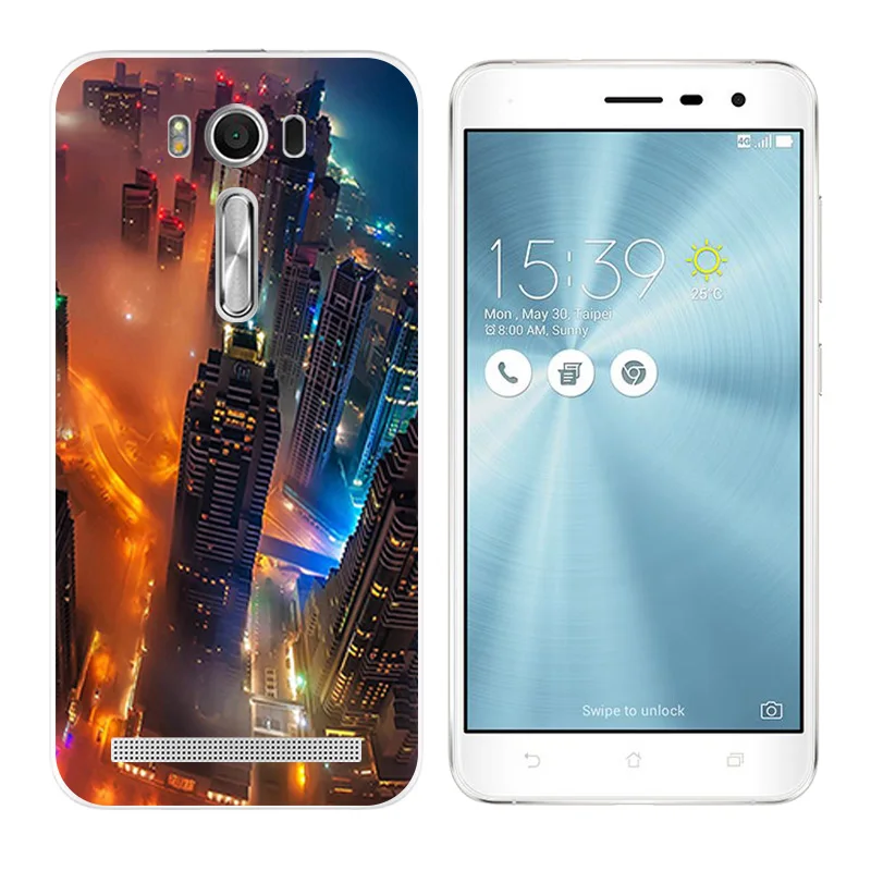 Чехол для телефона Asus ZenFone 2 Laser ZE500KL Силиконовая задняя крышка 5 0 дюймов с принтом