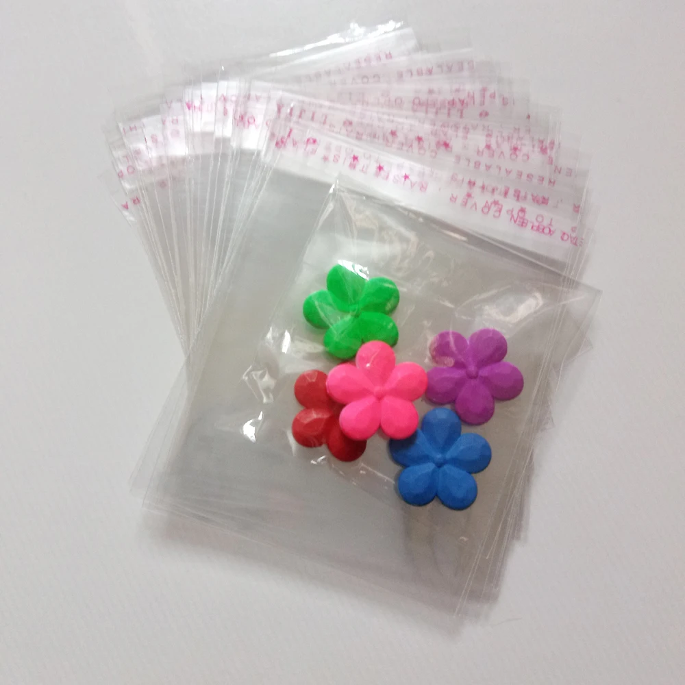 500 шт. полиэтиленовые пакеты самоклеящиеся прозрачные для