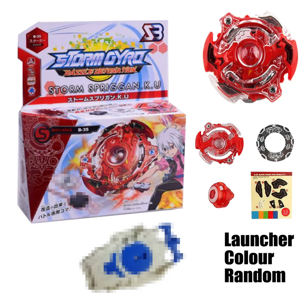 

B-X TOUPIE BURST BEYBLADE Spinning Top B-35 B-41 B-59 Starter Zeno Excalibur .M.I (Xeno Xcalibur .M.I) with launcher kids toys