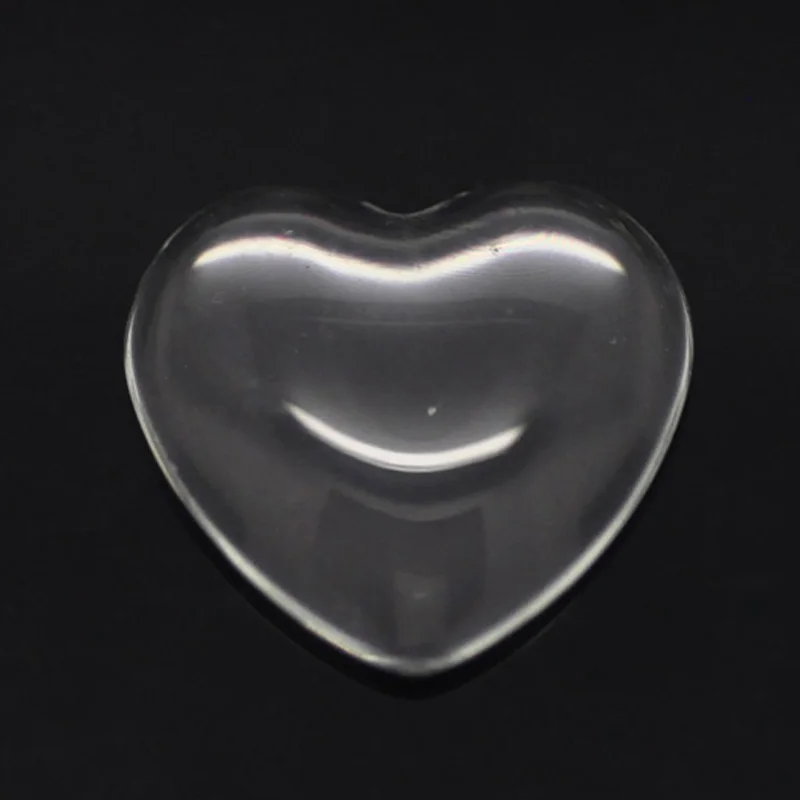 

30 шт. 17x18 мм увеличительное стекло с куполообразным сердцем, кабошон, аксессуары для рукоделия