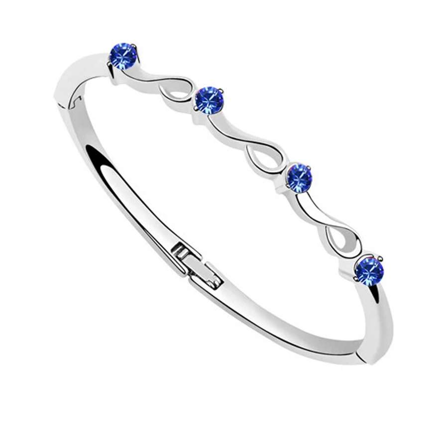 Роскошные браслеты и новый дизайн посеребренный браслет трендовый AAA кубический