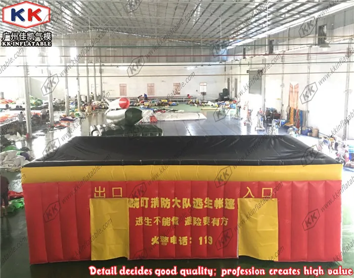 Большая надувная палатка для пожарной дрели 8 м * 4 м-ПВХ брезент или Оксфорд |