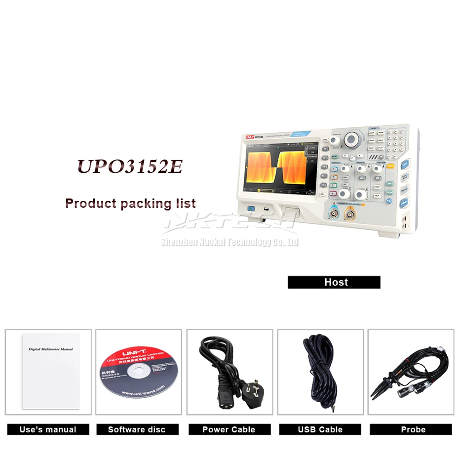 Флуоресцентный осциллограф флуоресцентный UPO3152E UPO3154E UPO3252E UPO3254E 2 канала/4 канала