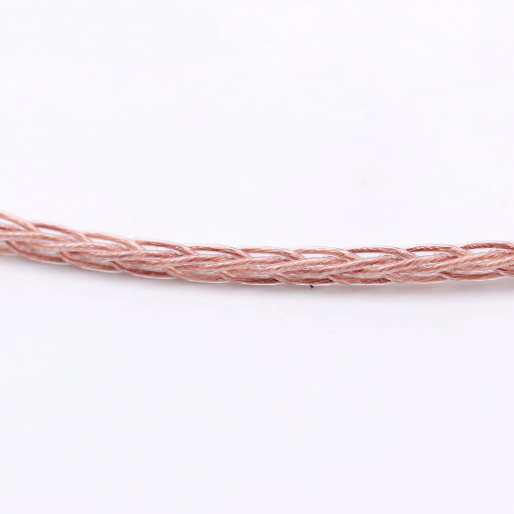 Оплетка PTFE OCC медный провод для наушников HIFI Аудио гарнитура сцены DIY обновленный
