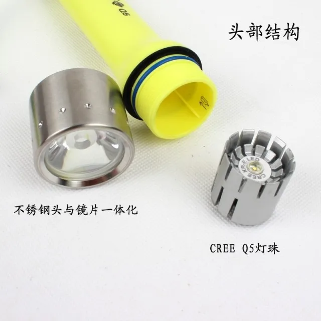 Дайвинг Torch Light для зарядки защита водонепроницаемый фонарик с 100 м