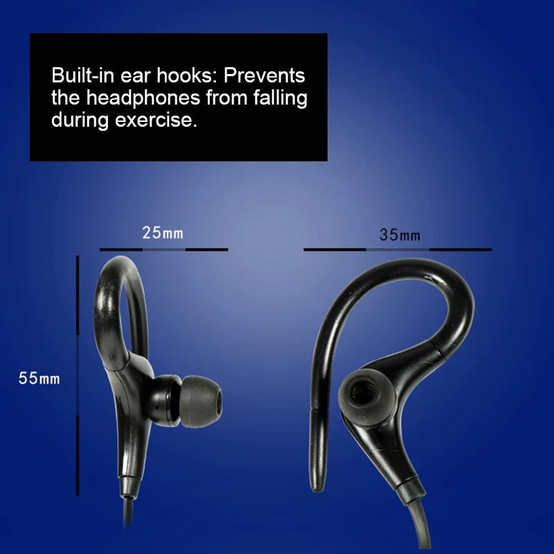 Универсальные Беспроводные стереонаушники Bluetooth спортивные наушники гарнитура