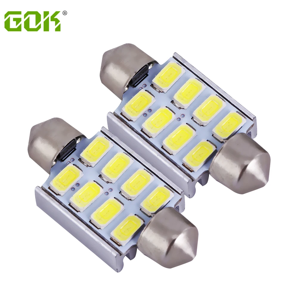 4x Автомобильный светодиодный фестон 8led c5w 8smd 5630 5730 festoon 36 мм CANBUS OBC безотказный