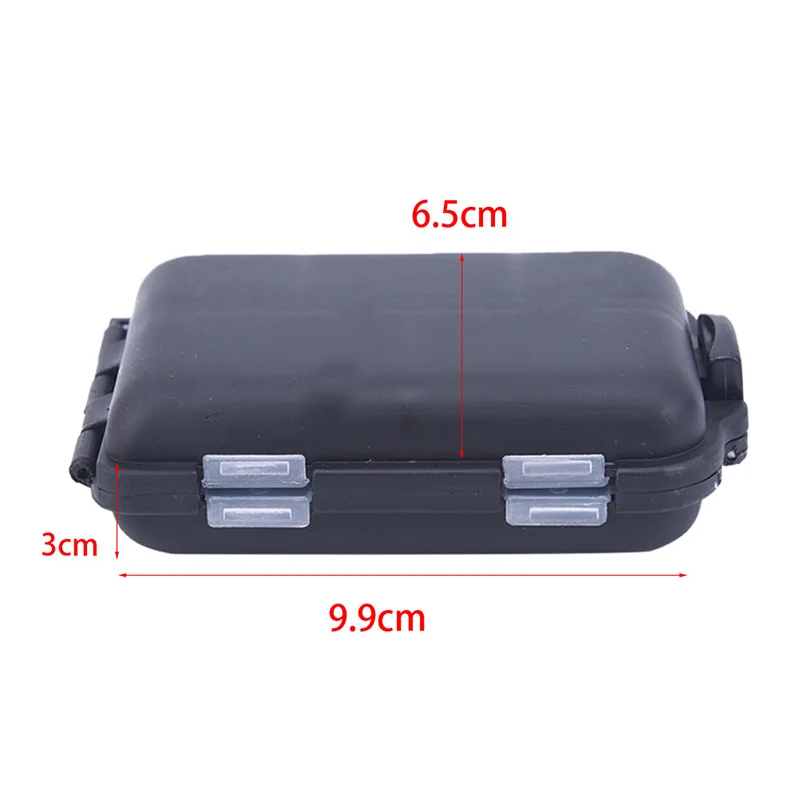 1pc Fishing Lure Compartments Storage Case Box Plastic Fish Spoon Hook Bait Tackle Pesca Isca Fishhook | Спорт и развлечения