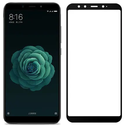Для Xiaomi mi A2/mi 6X защита экрана из закаленного стекла Черная защитная пленка против царапин для Xiaomi mi A2/mi 6X
