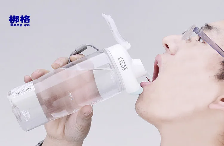 Esloe space cup water share readily sports bottle travel my 500 ml magic silicone | Дом и сад