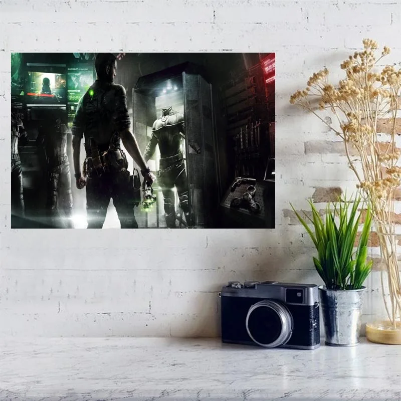 Изготовленный На Заказ Тома Клэнси Splinter Cell Blacklist шелк светильник Холст дома номер