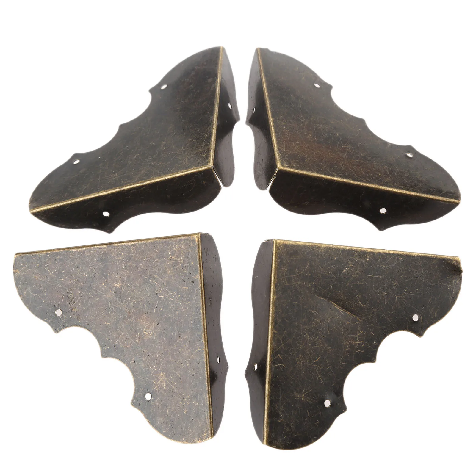 4 шт. мебельная фурнитура антикварный угол кронштейн ювелирных изделий
