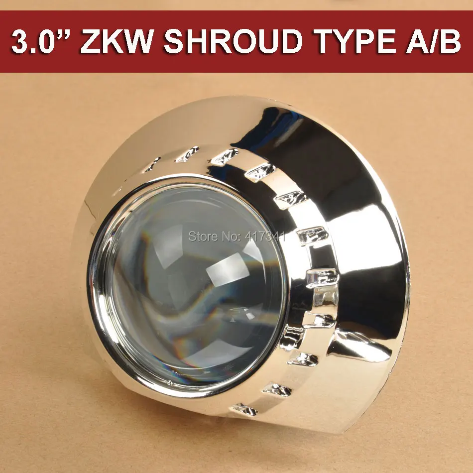 3.0 hid projector lens shroud Car headlight E46 high temp resistant ZKW type A/B for Koito Q5 HL xenon | Автомобили и мотоциклы