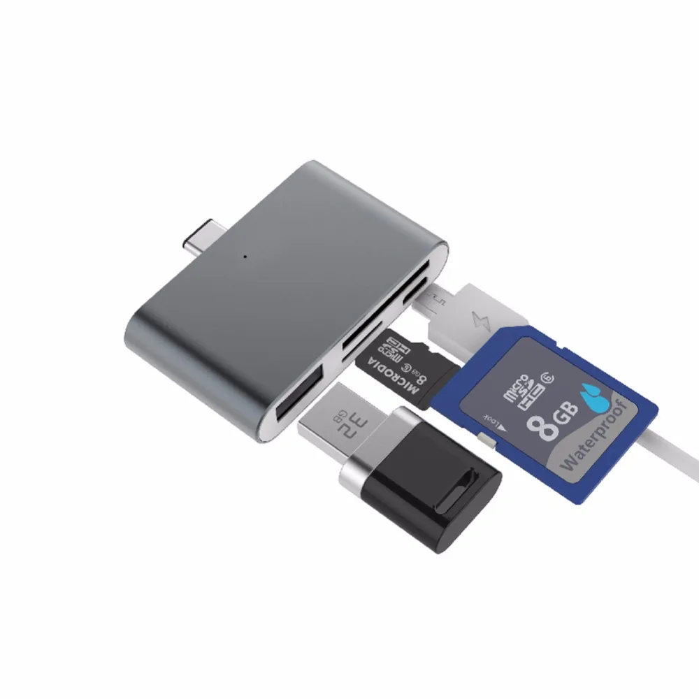 USB 3. 0 Type C Otg кардридер Тип концентратор для телефона/компьютера передача данных
