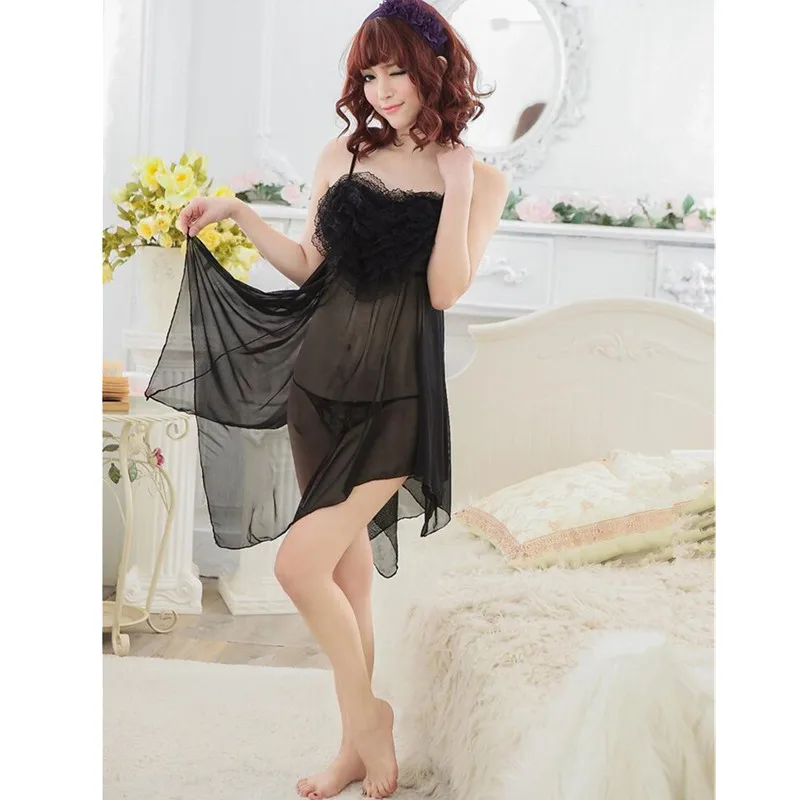 2 цвета сексуальное нижнее белье стринги женская ночная одежда платье вечернее