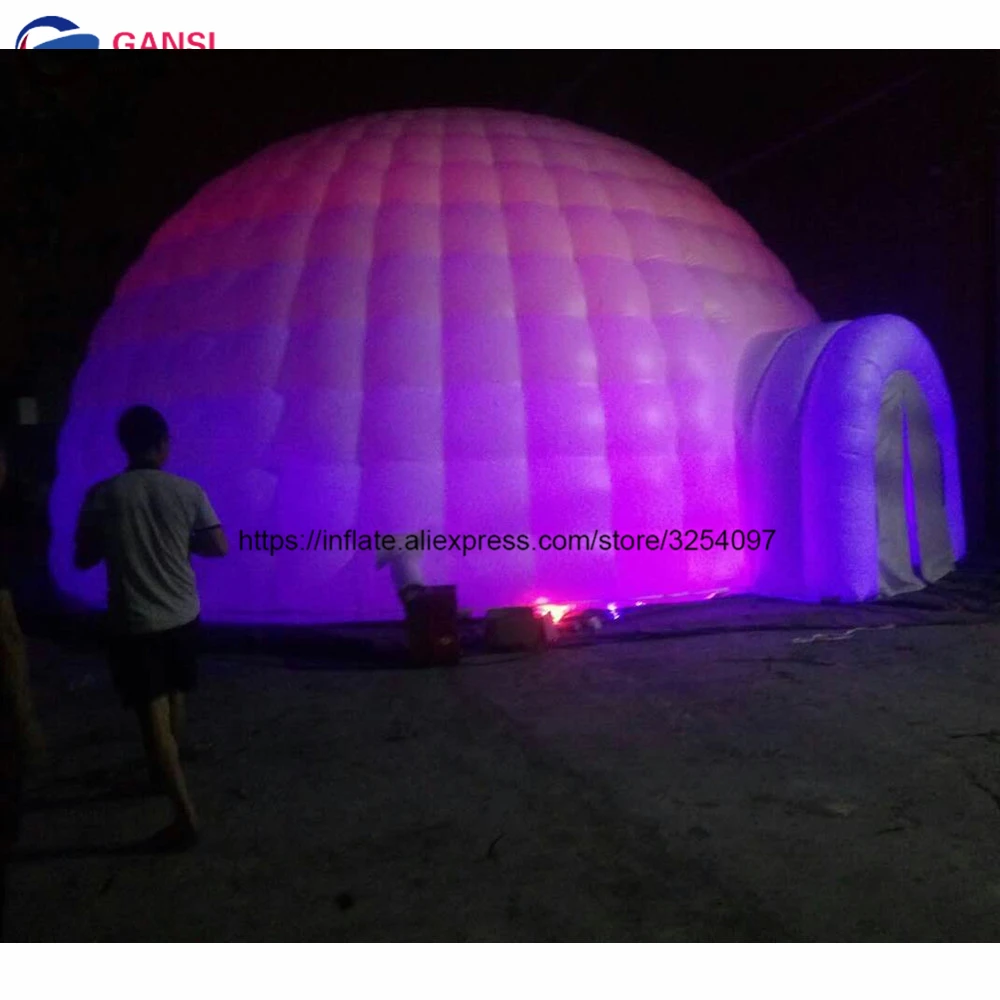 Надувная барная палатка гигантская купольная igloo для мероприятий надувная