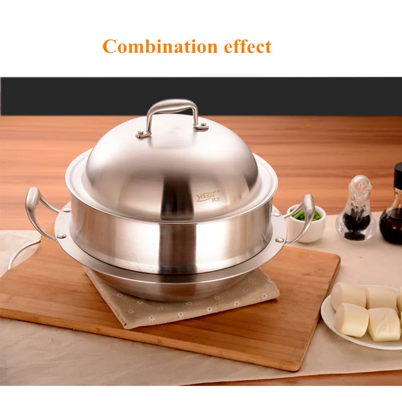 Youtai 18/10stainless steel German cooking tools high-quality eco-friendly use for the diameter size of 28cm kitchen steamer | Дом и сад